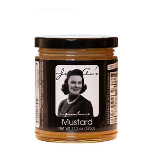 JoAn's Mustard elevates your meal, appetizers and sandwiches to the next level.